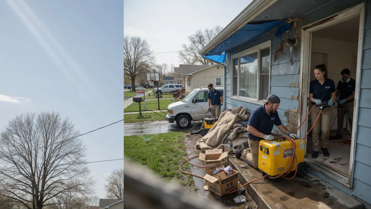 Basement Flood Cleanup in Ledbetter, KY near me